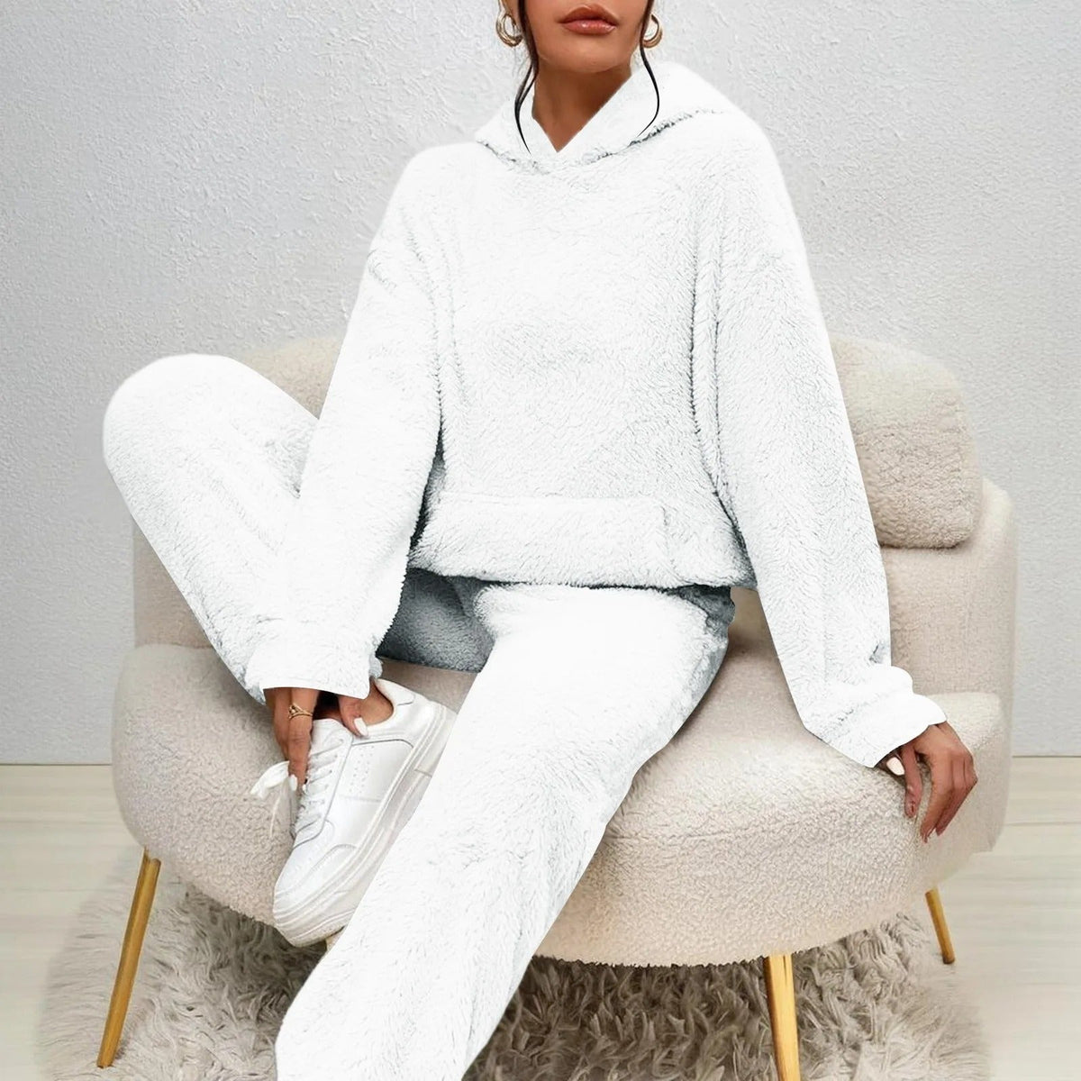 Alessia | Zweiteiliges Loungewear Set mit Taschen für Damen