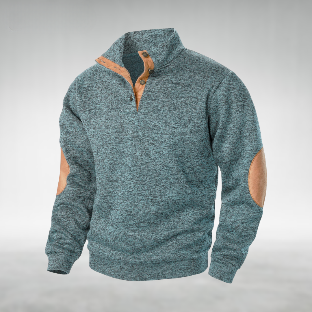 Ole | Klassischer Herren Strickpullover mit Rundhalsausschnitt
