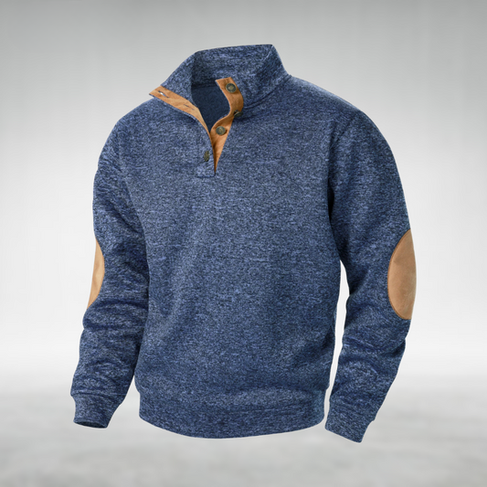 Ole | Klassischer Herren Strickpullover mit Rundhalsausschnitt