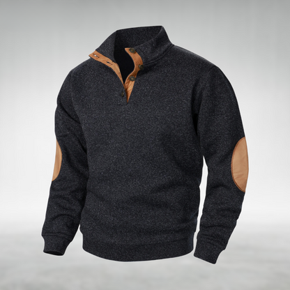 Ole | Klassischer Herren Strickpullover mit Rundhalsausschnitt