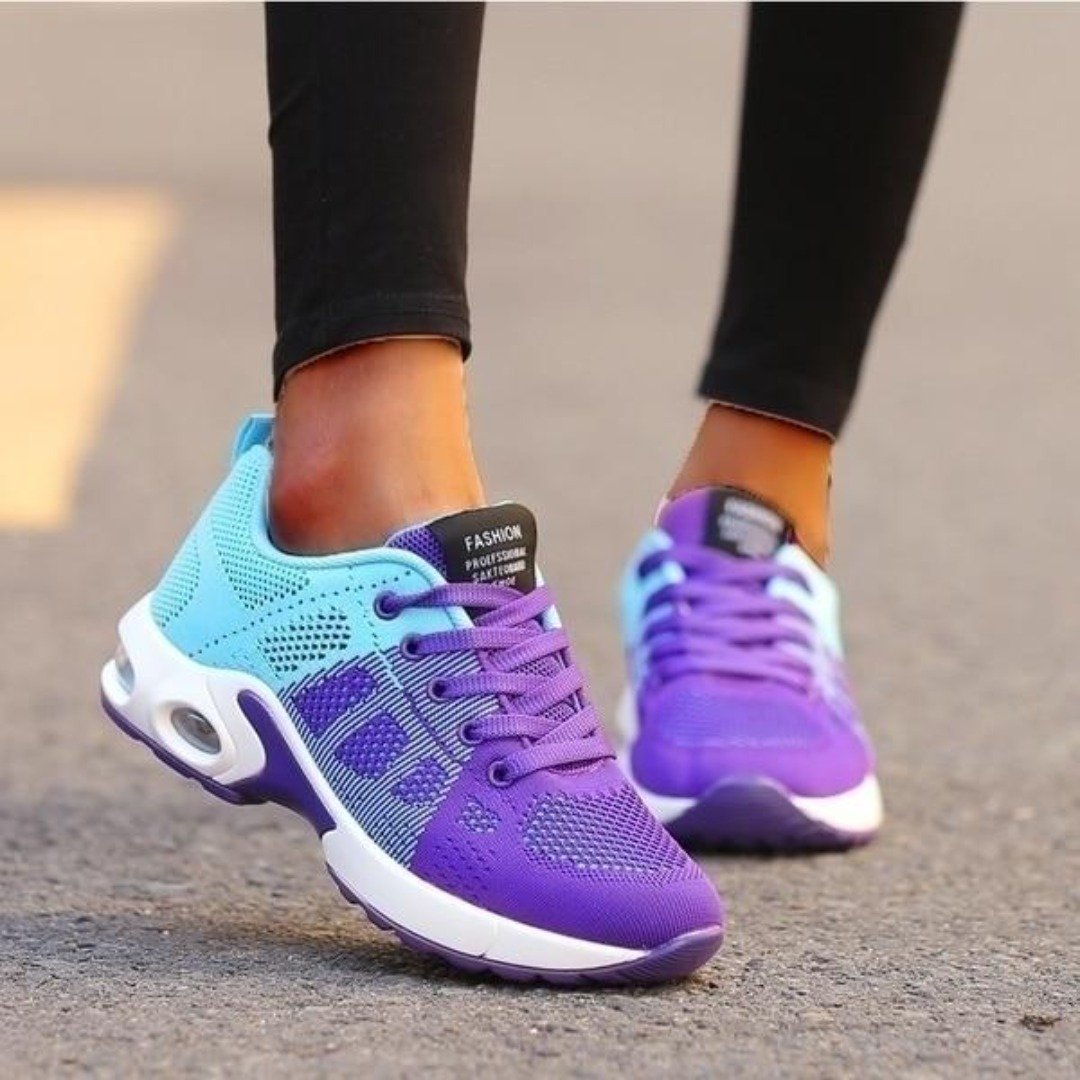 Nika | Damen Sneaker mit Dämpfender Sohle und Mesh-Obermaterial
