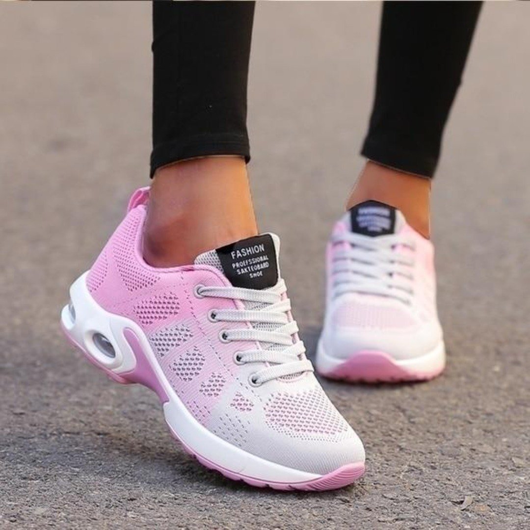 Nika | Damen Sneaker mit Dämpfender Sohle und Mesh-Obermaterial