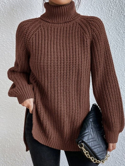Frida | Strukturierter Rollkragenpullover in lockerer Passform für Damen