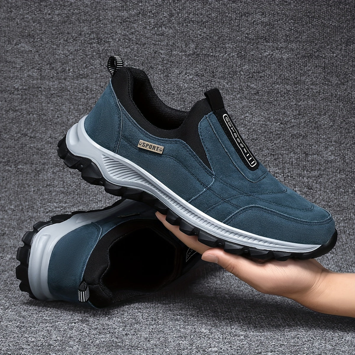 Diederik | Herren Wildleder Sneaker mit Profilsohle, Slip-On