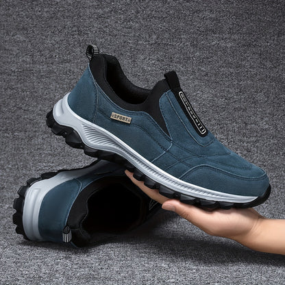 Diederik | Herren Wildleder Sneaker mit Profilsohle, Slip-On