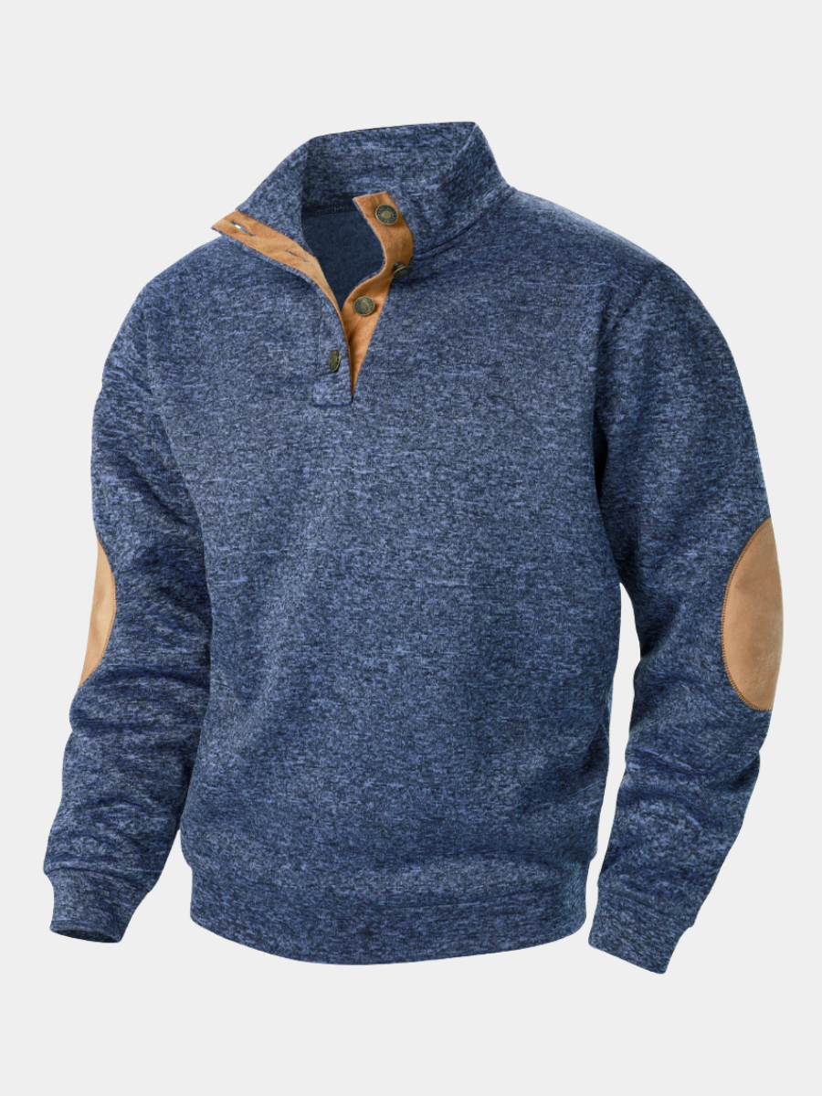 Ole | Klassischer Herren Strickpullover mit Rundhalsausschnitt