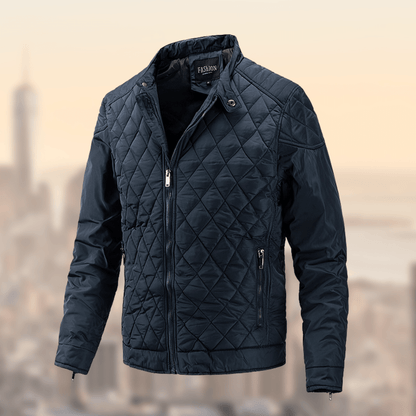 Gustav | Herren Steppjacke schmale Passform mit Stehkragen