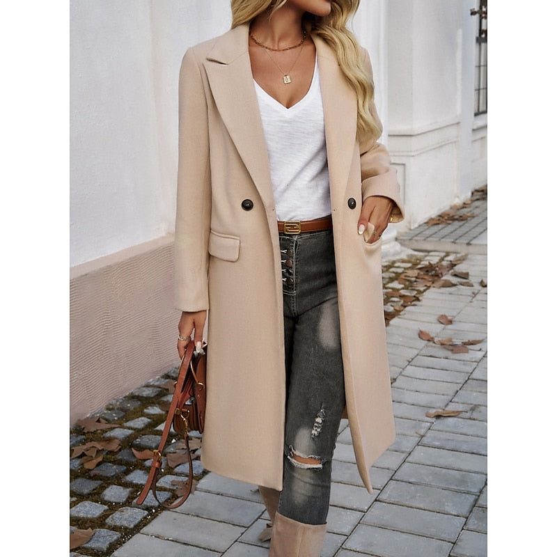Sanne | Eleganter Longline Blazer Mantel für Damen