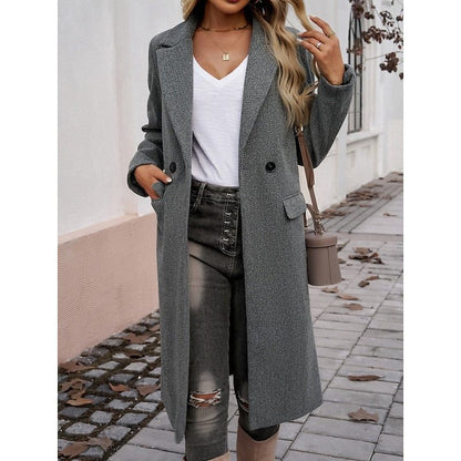 Sanne | Eleganter Longline Blazer Mantel für Damen