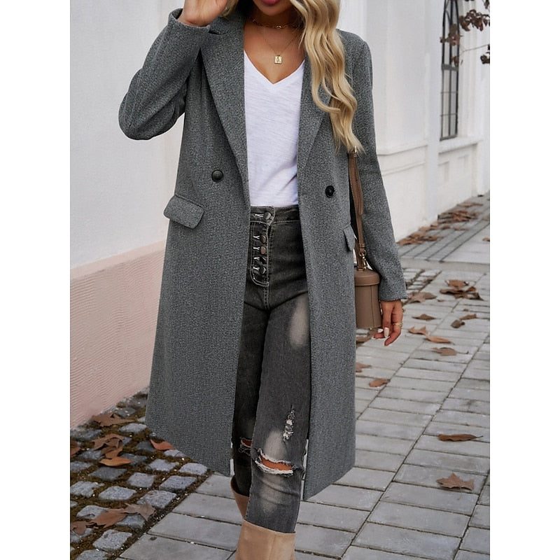 Sanne | Eleganter Longline Blazer Mantel für Damen