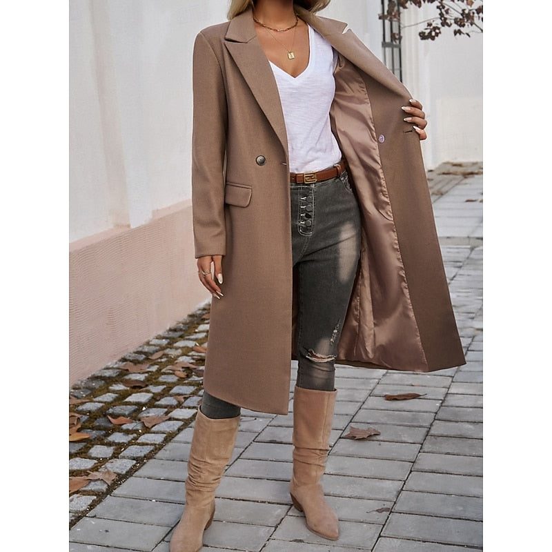 Sanne | Eleganter Longline Blazer Mantel für Damen