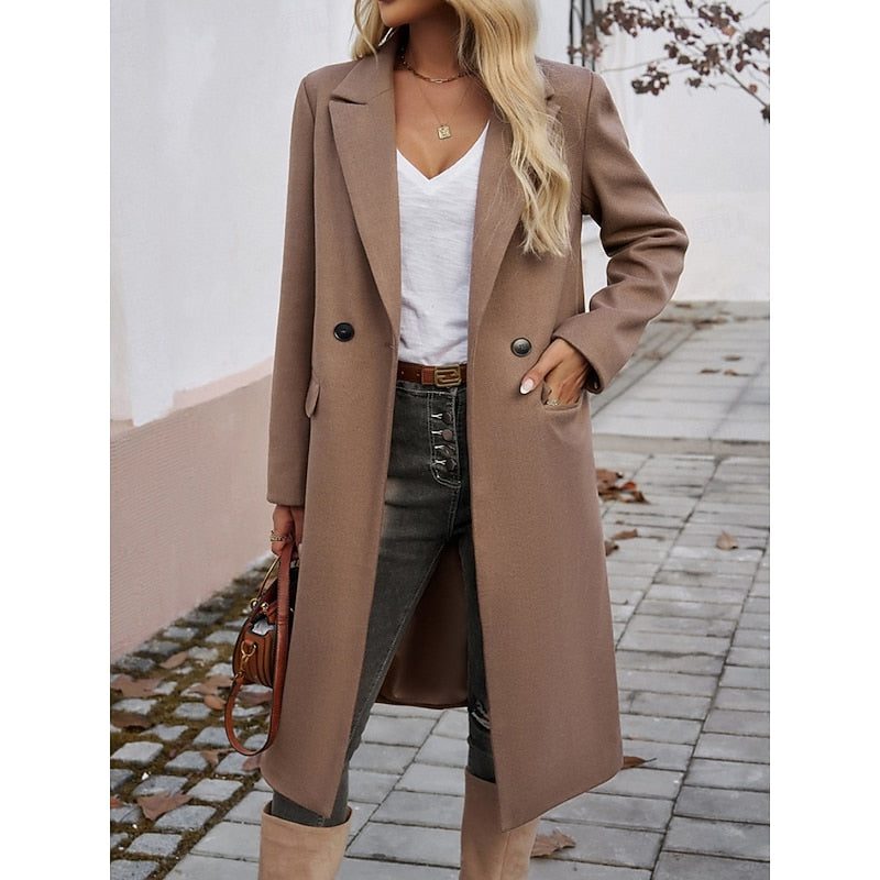 Sanne | Eleganter Longline Blazer Mantel für Damen