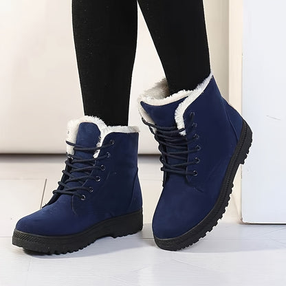 Benedikte | Chelsea Boots Damen mit Kunstfellkragen