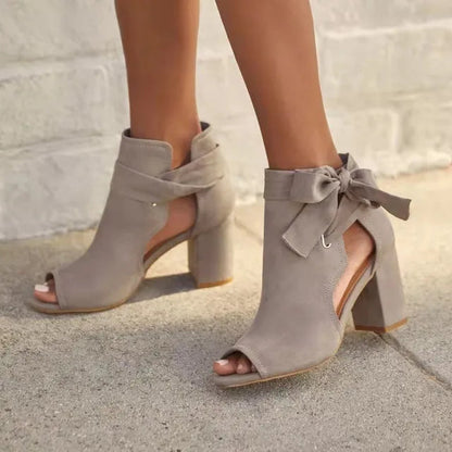 Rieke - Elegante Stiefeletten mit Schnürung und Blockabsatz für Damen