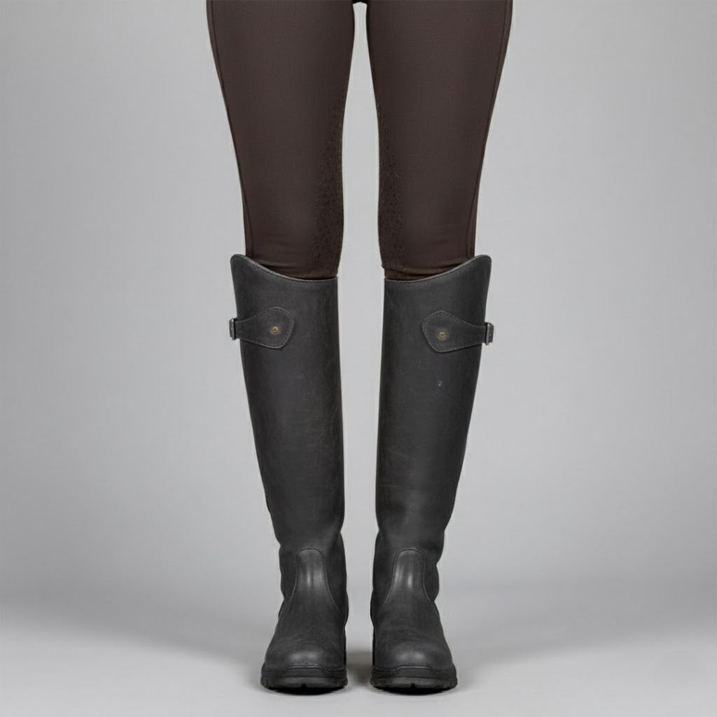 Sigrid Wasserdichte Reitstiefel für Damen mit robuster Sohle