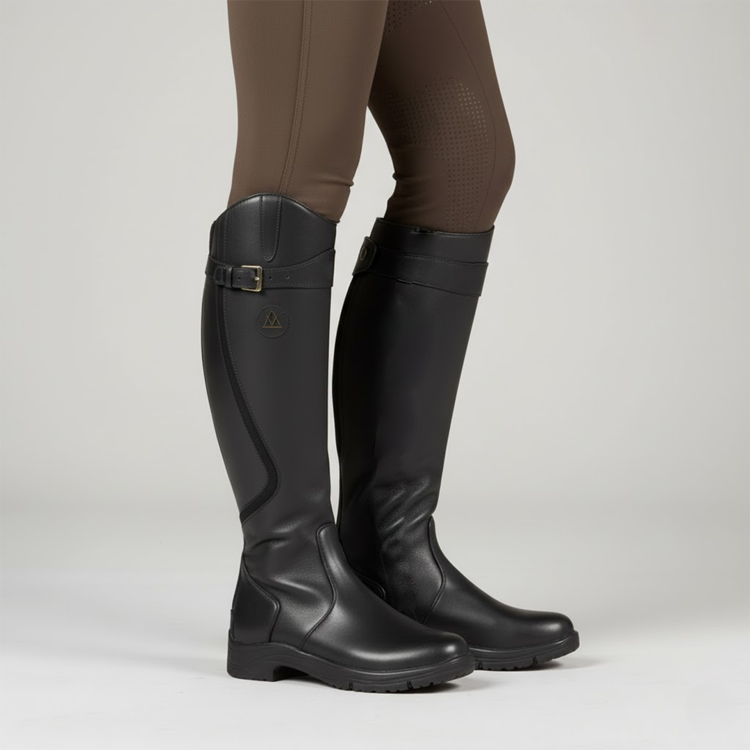 Sigrid Wasserdichte Reitstiefel für Damen mit robuster Sohle