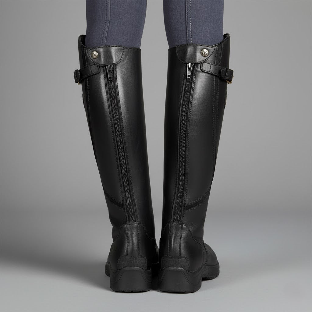 Sigrid Wasserdichte Reitstiefel für Damen mit robuster Sohle