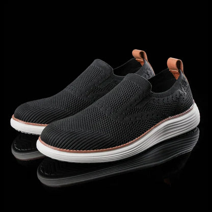 Wouter | Herren Slip-On Sneaker Atmungsaktiv Mesh