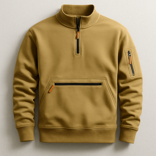 Rafael | Herren Strickpullover mit Ärmeltasche