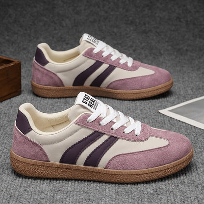 Duncan | Herren Retro-Sneaker mit Streifenmuster und Schnürung