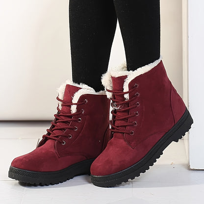 Benedikte | Chelsea Boots Damen mit Kunstfellkragen