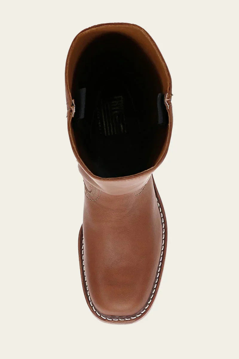 Olivia | Schmale Damenstiefel mit Reißverschluss und Absatz