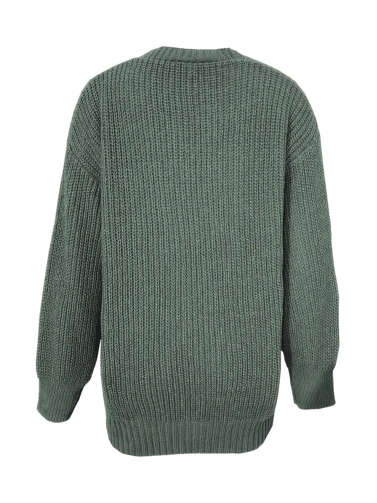Saskia | Grobstrick Oversized Cardigan mit Knopfleiste für Damen