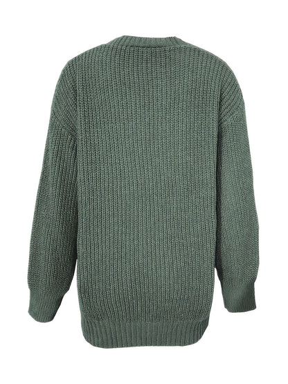 Saskia | Grobstrick Oversized Cardigan mit Knopfleiste für Damen