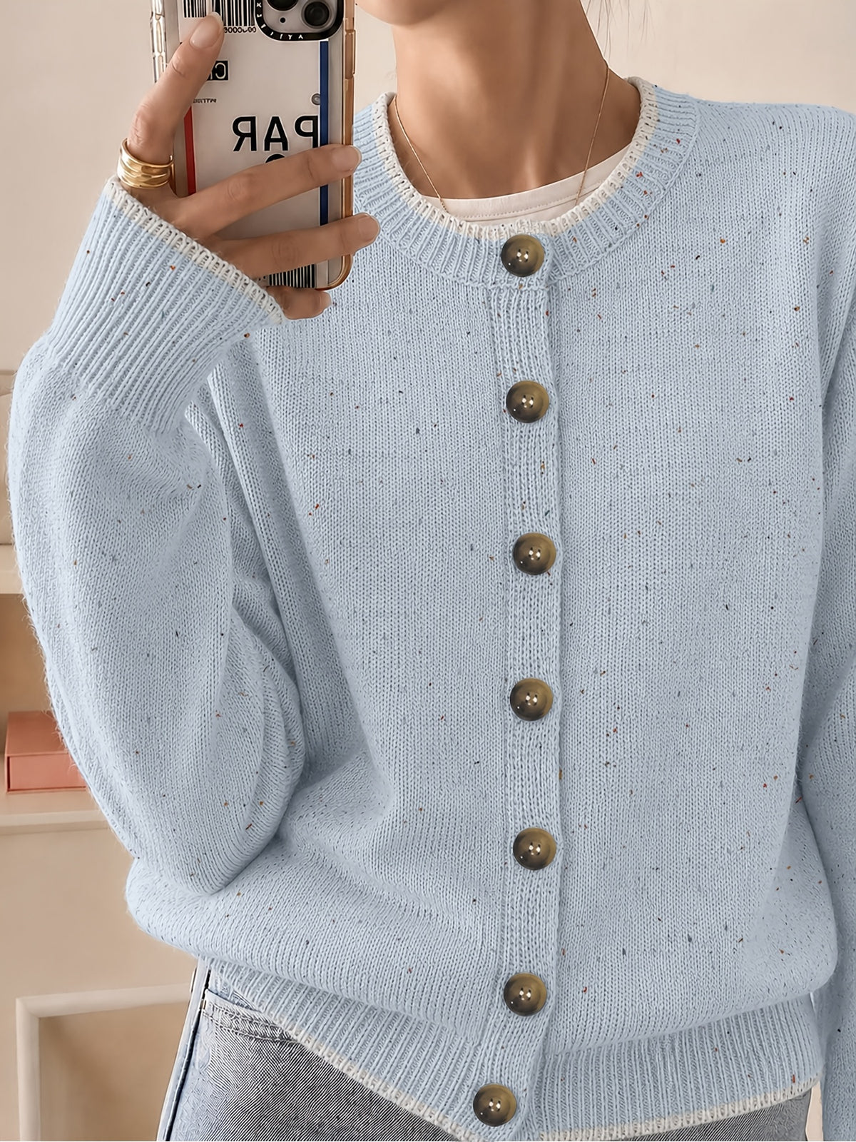 Ellinor | Damen Strickjacke Cardigan