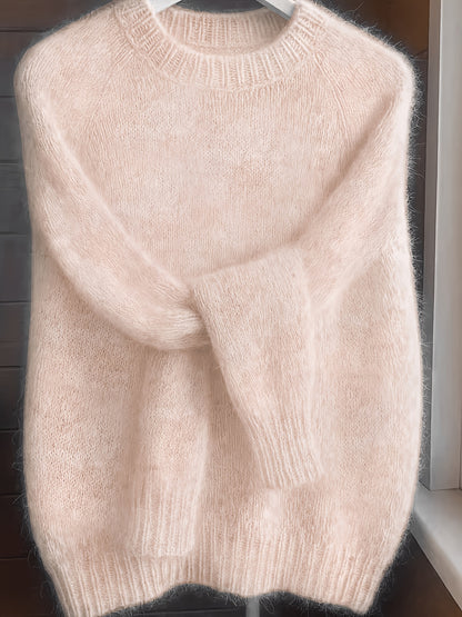 Kastanja | Damen Oversized Strickpullover