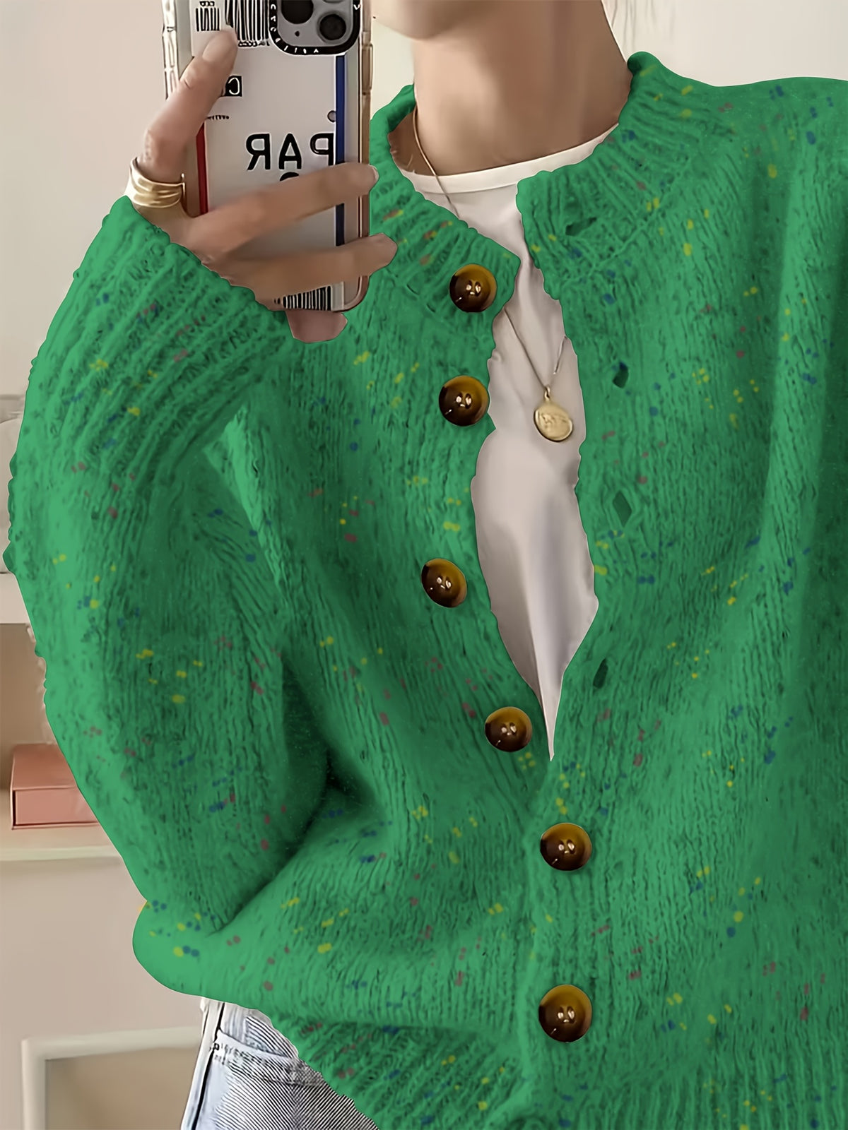 Ellinor | Damen Strickjacke Cardigan