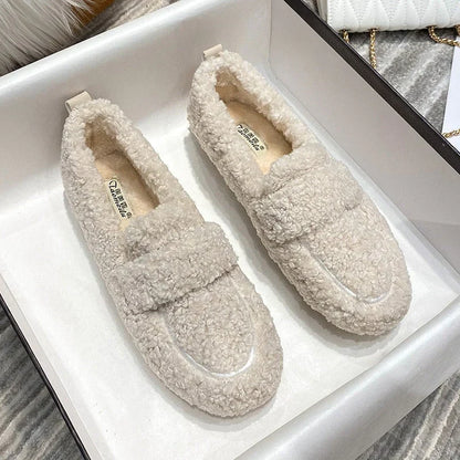 Allegra Flauschige Pantoffel-Sandalen für Damen