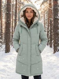 Metta | Winterjacke Damen Gesteppt mit Kapuze und Kordelzug