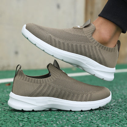 Dante | Herren Slip-On Sneaker mit atmungsaktivem Mesh, Blockabsatz