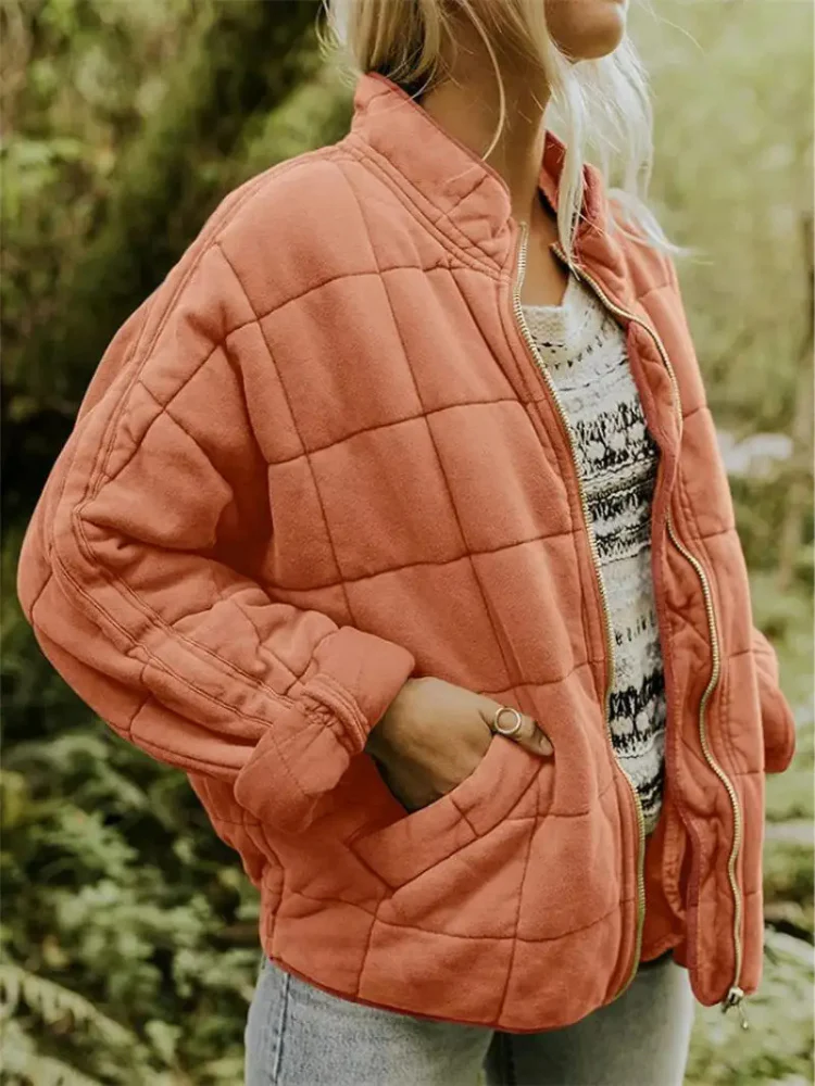 Delphine | Damen Übergangsjacke Lockere Passform Elegant