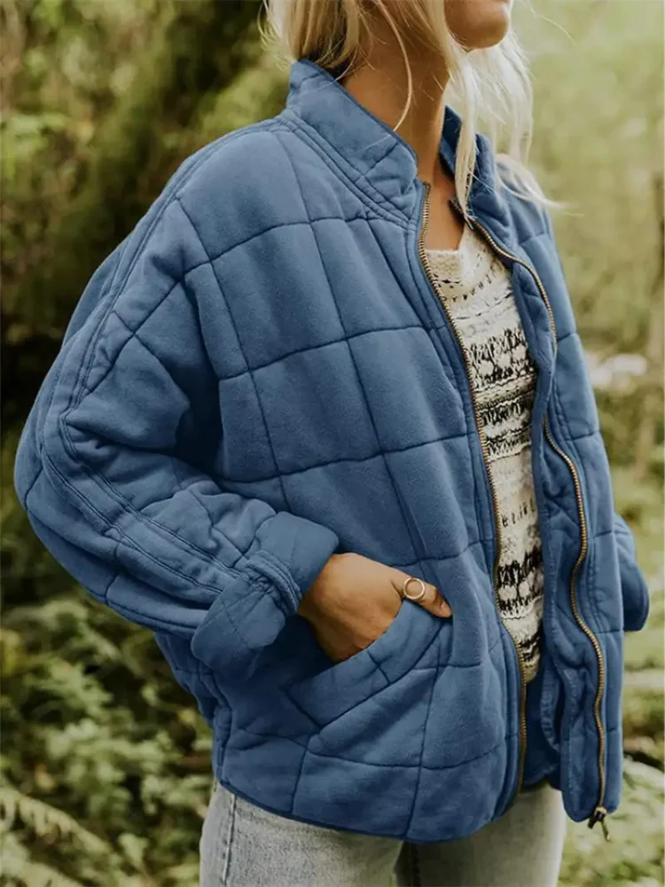 Delphine | Damen Übergangsjacke Lockere Passform Elegant