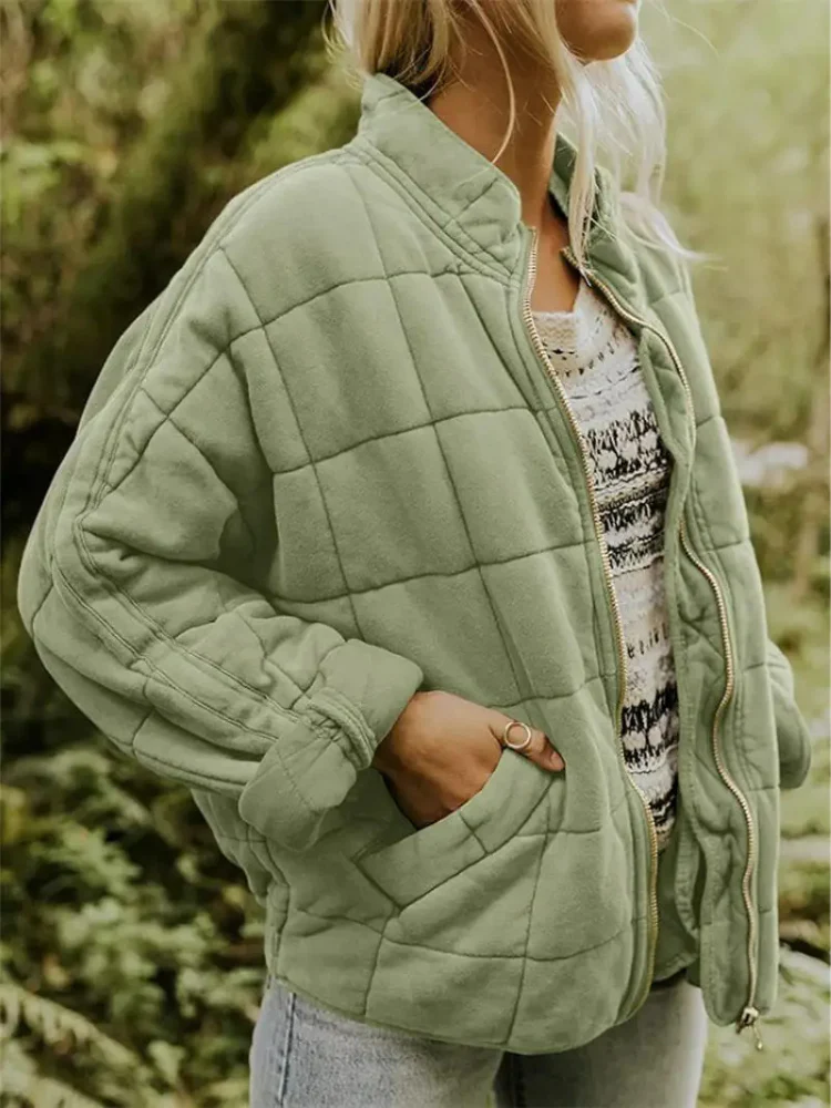 Delphine | Damen Übergangsjacke Lockere Passform Elegant