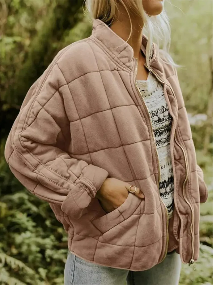 Delphine | Damen Übergangsjacke Lockere Passform Elegant