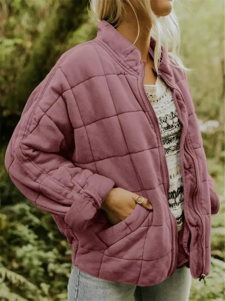 Delphine | Damen Übergangsjacke Lockere Passform Elegant