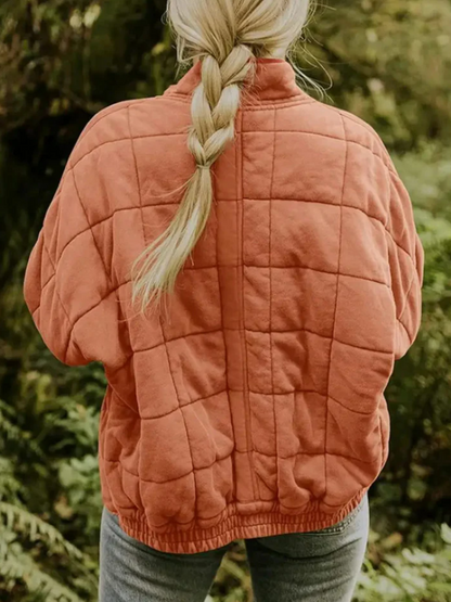 Delphine | Damen Übergangsjacke Lockere Passform Elegant