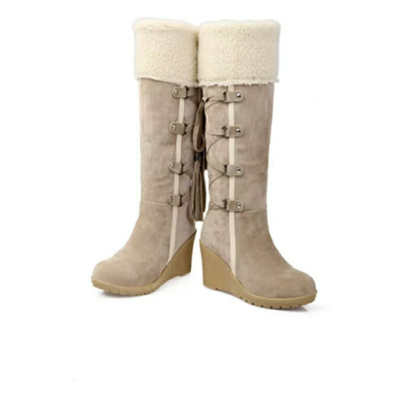 Zoé | Gefütterte Winterstiefel mit Keilabsatz für Damen