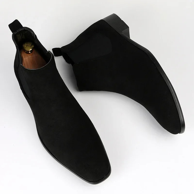Aaron | Herren Chelsea Boots Knöchelhoch zum Schlüpfen