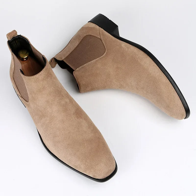 Aaron | Herren Chelsea Boots Knöchelhoch zum Schlüpfen