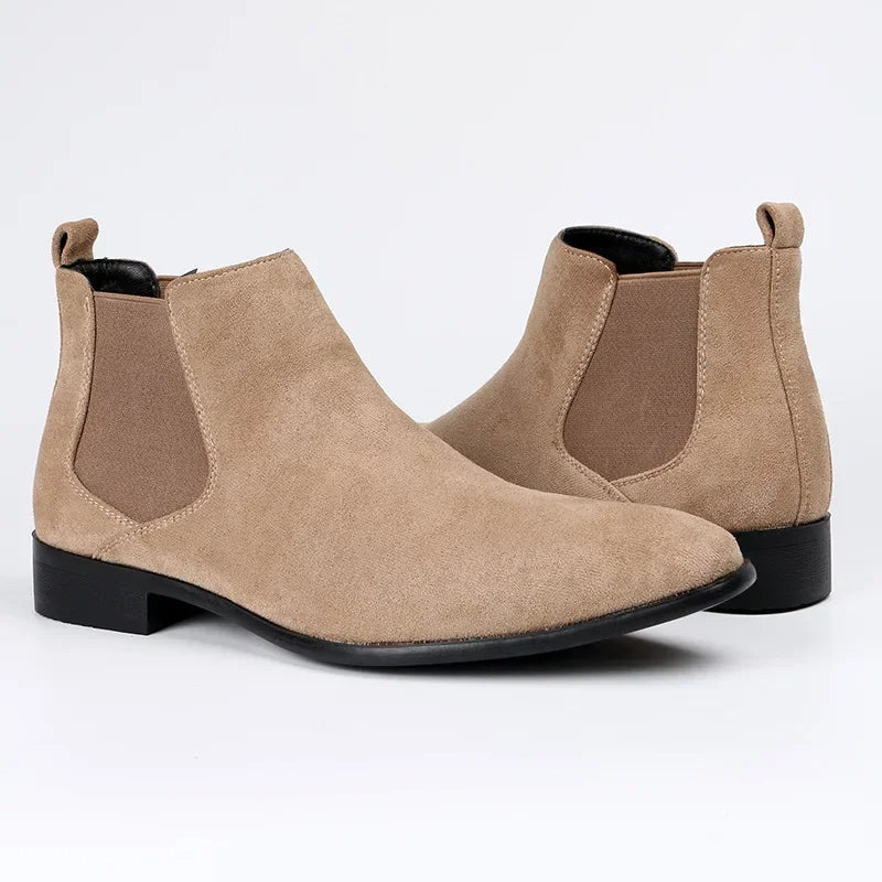 Aaron | Herren Chelsea Boots Knöchelhoch zum Schlüpfen