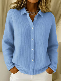 Grace | Damen Strickpullover mit Stehkragen Langarm