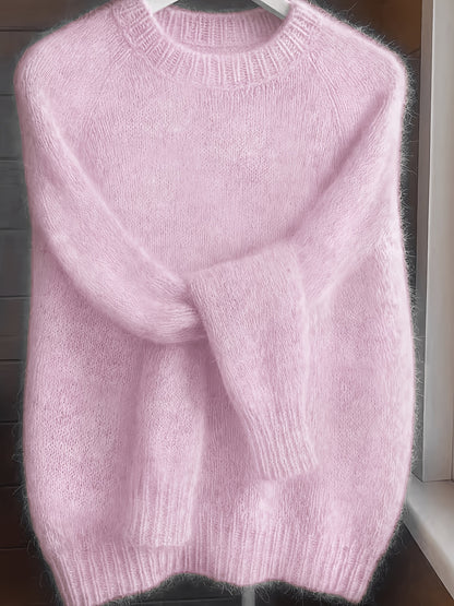Kastanja | Damen Oversized Strickpullover