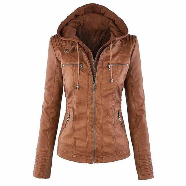 Aurora | Kapuzenjacke Damen Gefüttert Zweilagig mit Reißverschluss