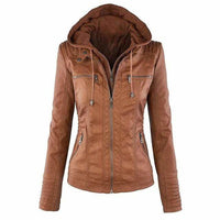 Aurora | Kapuzenjacke Damen Gefüttert Zweilagig mit Reißverschluss