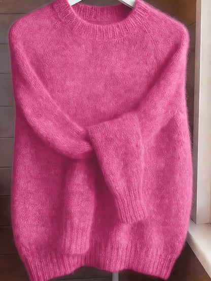 Kastanja | Damen Oversized Strickpullover
