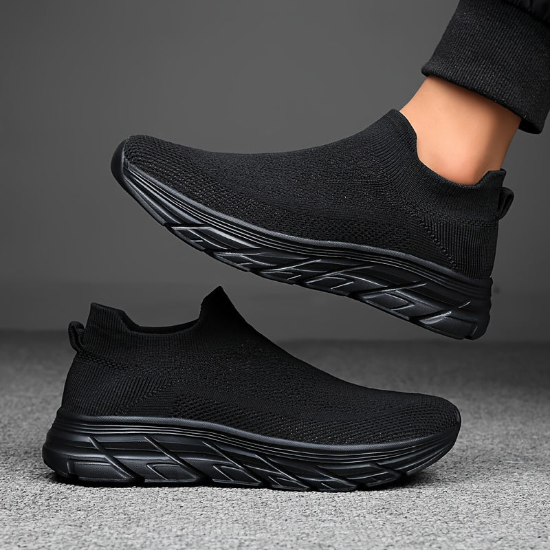 Daniel | Herren Slip-On Sneaker mit Strickschaft, Ademend, Sportlich